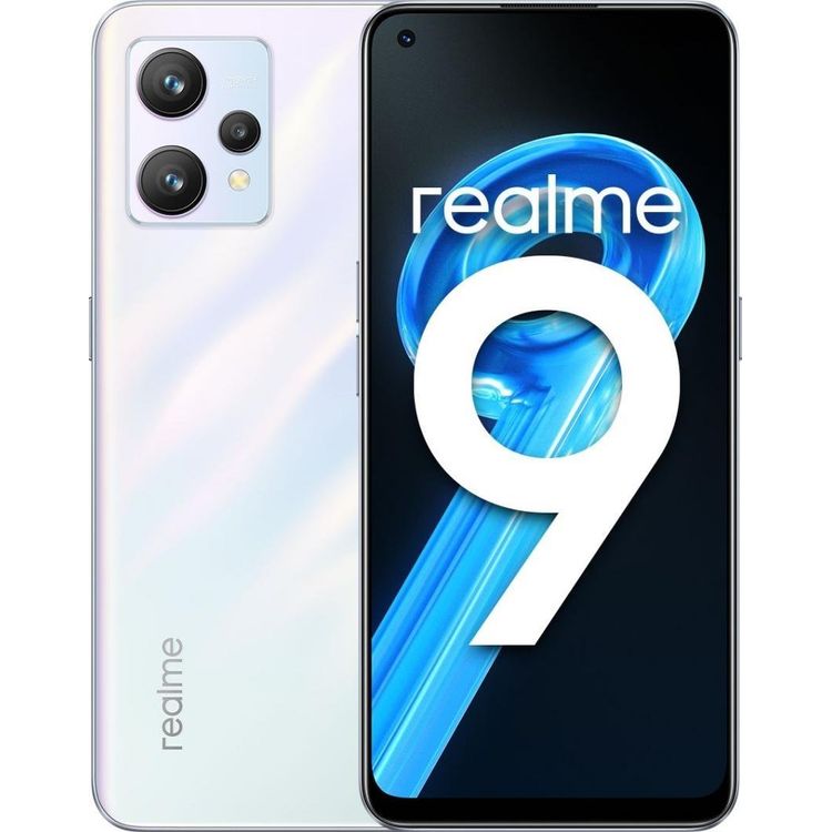 Tootefoto - Realme 9 6/128GB nutitelefon valge (RMX3521WH)