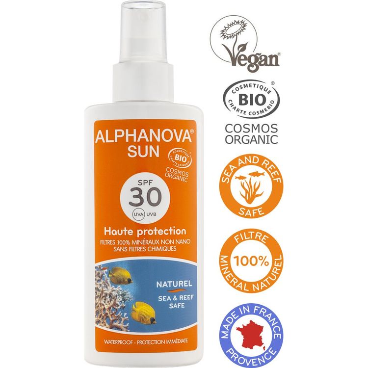 Tootefoto - Alphanova Alphanova Sun Bio Sunscreen Spray, SPF30 filter, 125g