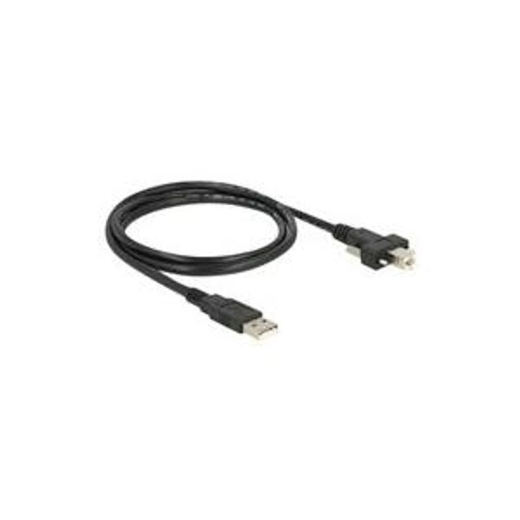 Tootefoto - DeLOCK 83594 USB-kaabel 1 m USB 2.0 USB A USB B Must