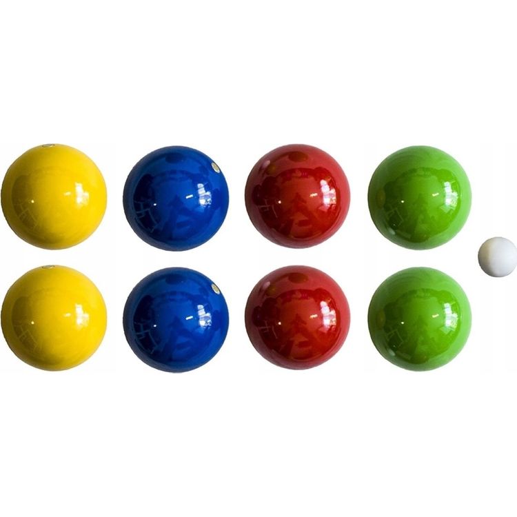 Tootefoto - Lucio Londero Drewniane Kule do Gry 8 szt. - Boule, Bule, Petanque LONDERO 90 mm w Walizce