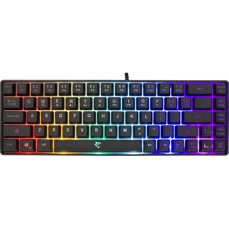 Tootefoto - Klawiatura White Shark WhiteShark Klawiatura membranowa RONIN czarna