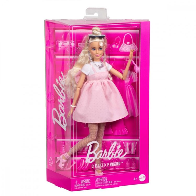 Tootefoto - Doll Barbie Deluxe Style 3 pink dress