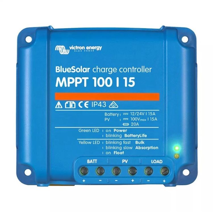 Tootefoto - VICTRON ENERGY CHARGING REGULATOR BLUE SOLAR MPPT 100V/15A