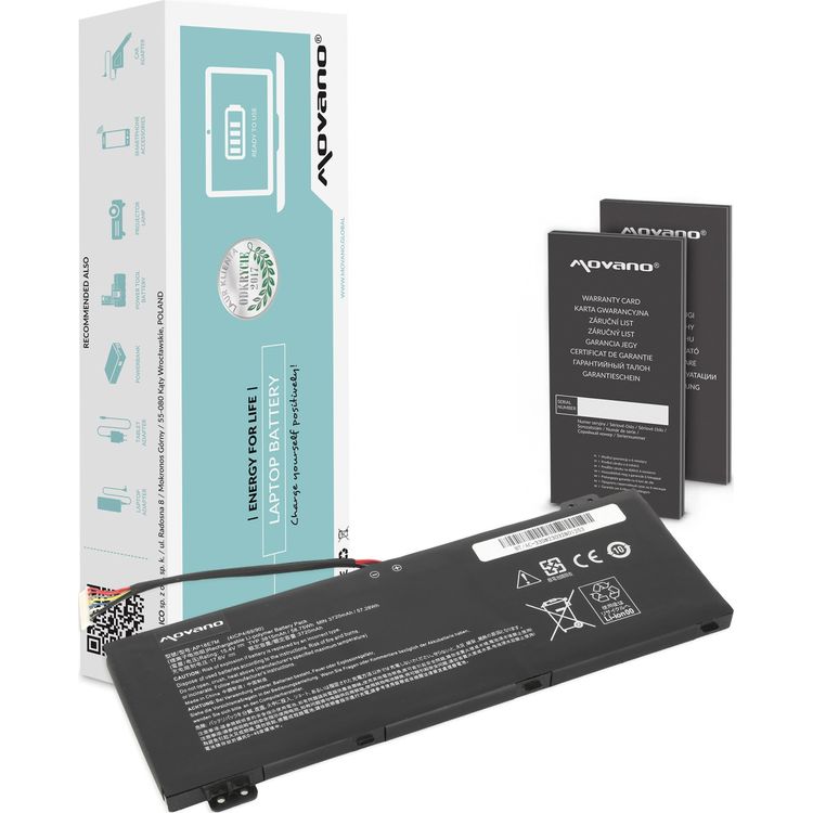 Tootefoto - Acer AN515-54 AN517-51 jaoks Movano aku aku AP18E7M