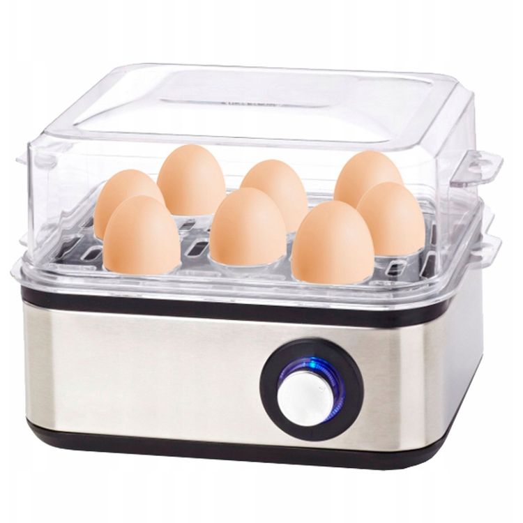 Tootefoto - Tiross egg cooker Egg boiler, automatic egg cooker for 8 eggs, 3 modes, 500W, TIROSS TS-2302