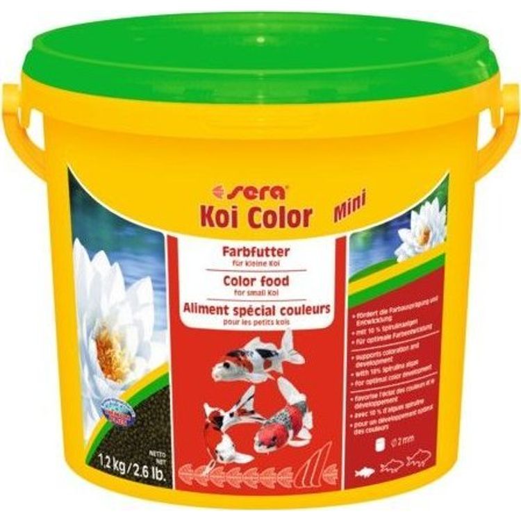 Tootefoto - Sera Koi Color Mini 3.800 ml, granulat - pokarm postawowy dla Koi