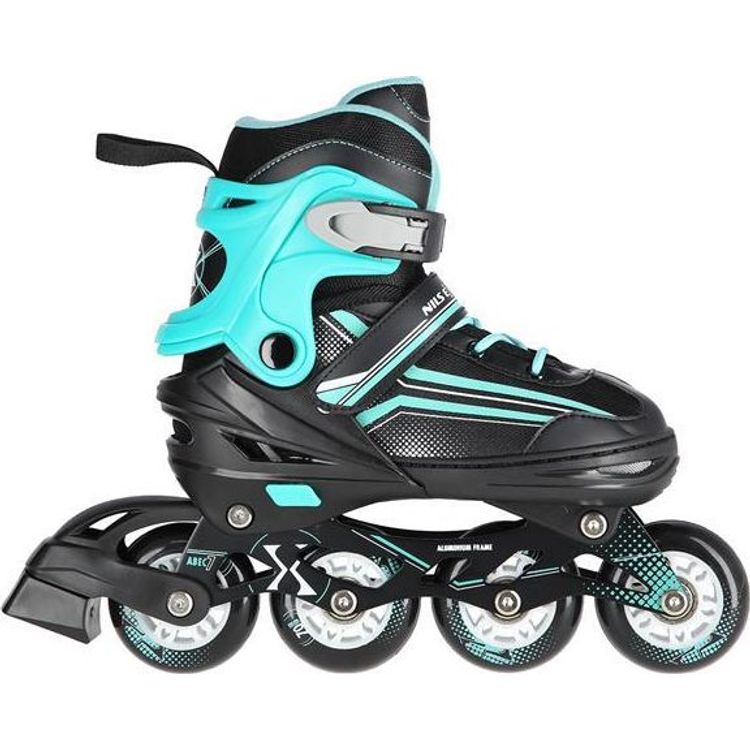 Tootefoto - Nils Extreme NH18190 rulluisud vahetatava reguleeritava jooksjaga, must, suurused 34-38