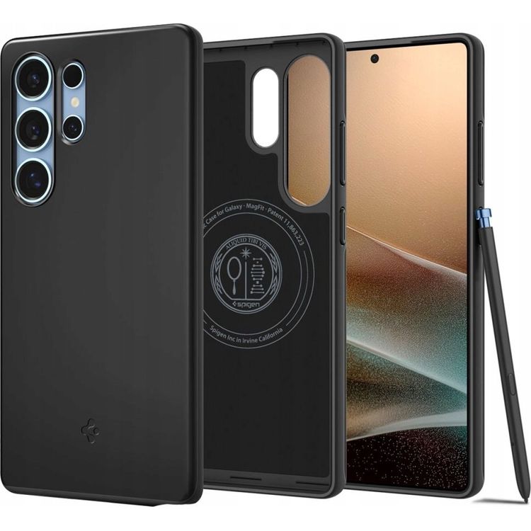 Tootefoto - Spigen Thin Fit Mag Magsafe Galaxy S25 Ultra Black