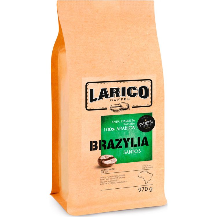Tootefoto - LARICO Brazil Santos coffee, beans, 970g