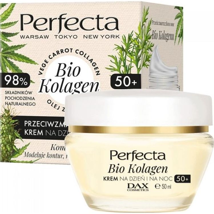 Tootefoto - PERFECTA Perfecta Bio Collagen 50+ kortsudevastane p eva- ja kreem 50 ml