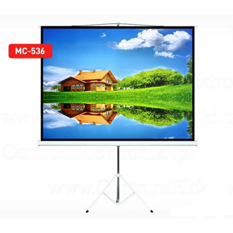 Tootefoto - Screen projector with stand Maclean MC-608 (manual expandable; 240 x 180 cm; 4:3; 120")