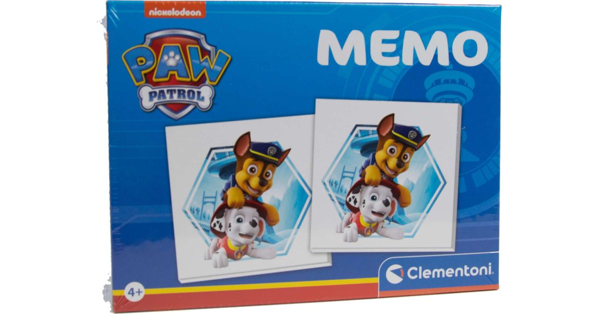 Clementoni Memory Game Memo Paw Patrol - Lauamängud - Lauamängud ja ...
