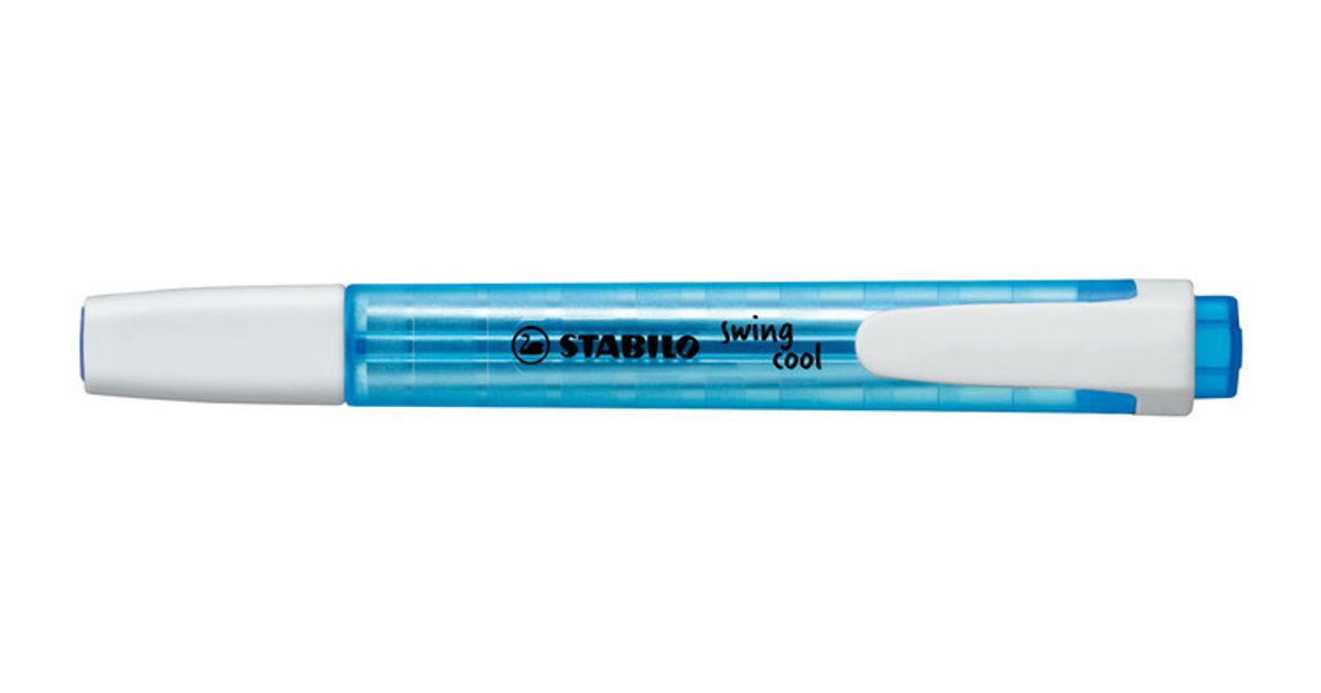 Stabilo Swing Cool Pastel / Fluorescent Highlighter Highlight Pen with  Pocket Clip (Per PCS)