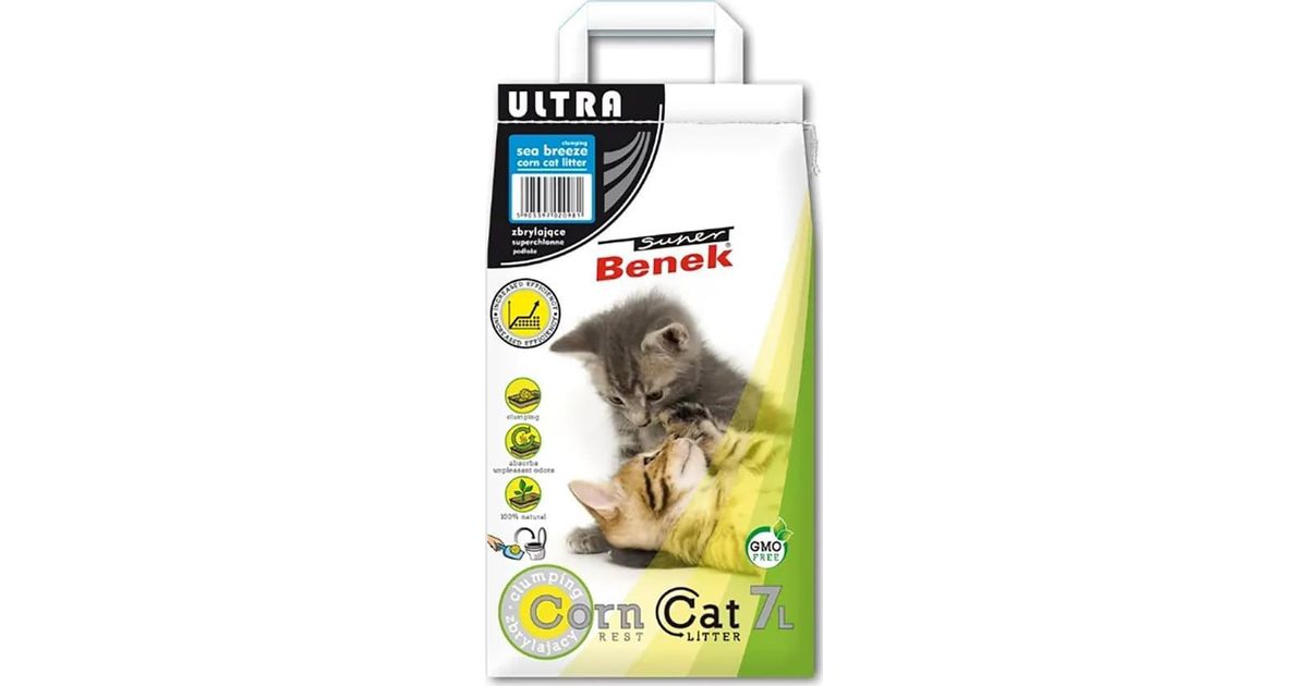 Super Benek Cat Litter Corn Cat Litter Super Benek with the scent of