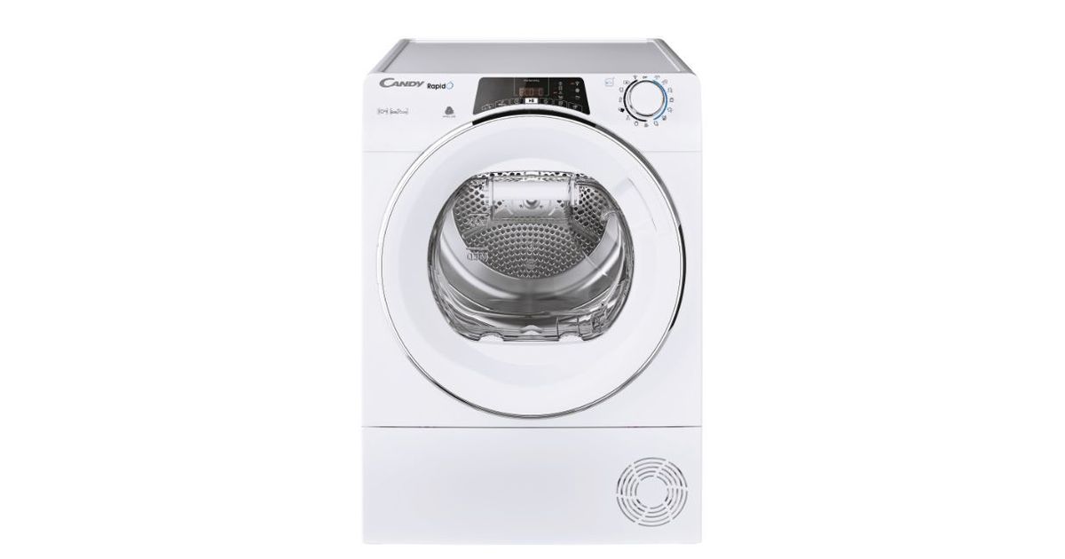 Candy RapidÓ ROE H10A2TCEXS tumble dryer Freestanding Frontload 10 kg