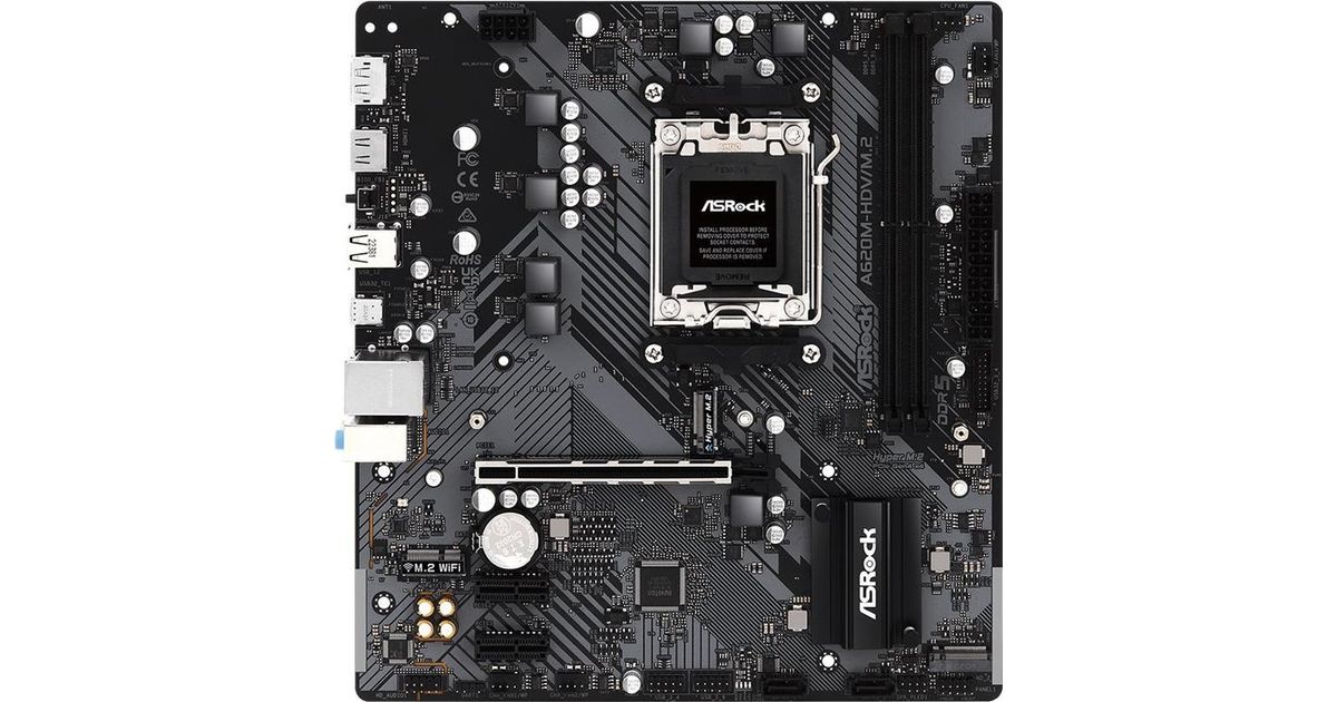 Asrock A620M-HDV/M.2 - mATX AM5 - Motherboards - Motherboards