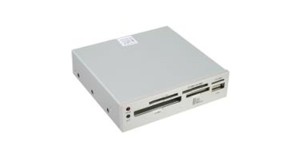 InLine Card Reader USB 2.0 internal all in 1 for 3.5" Floppy Slot