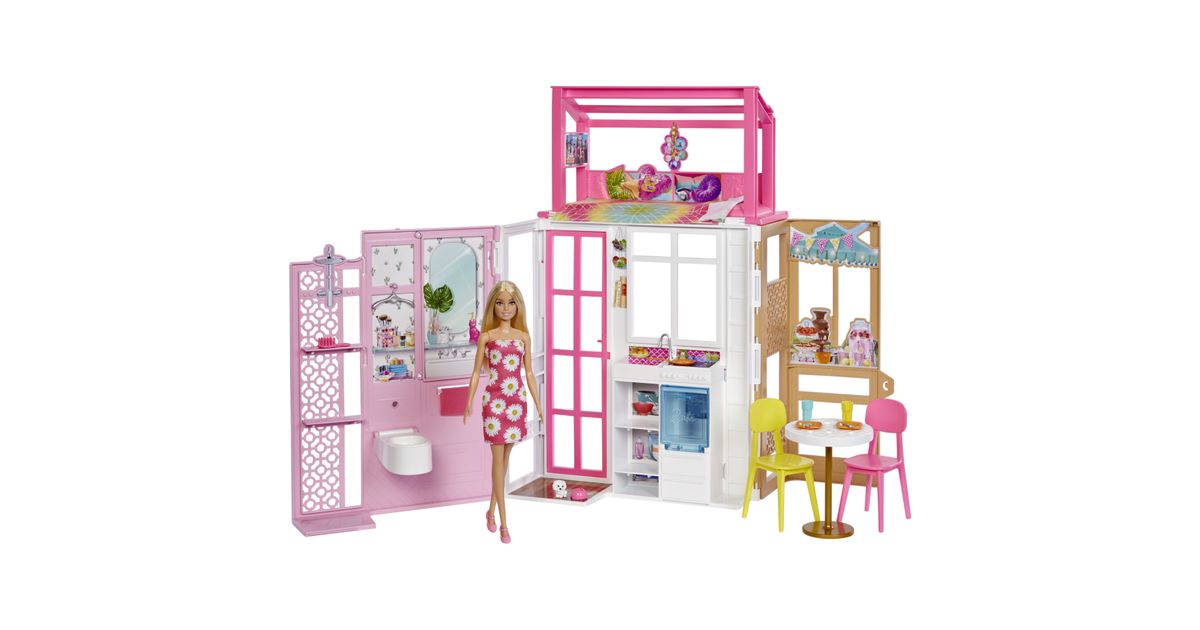 Barbie Vacation House Doll And Playset Dolls Nukud ja lisad Toys Children s and baby accessories MT Shop