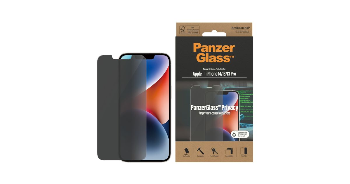 PanzerGlass® Privacy Screen Protector Apple iPhone 14 Pro