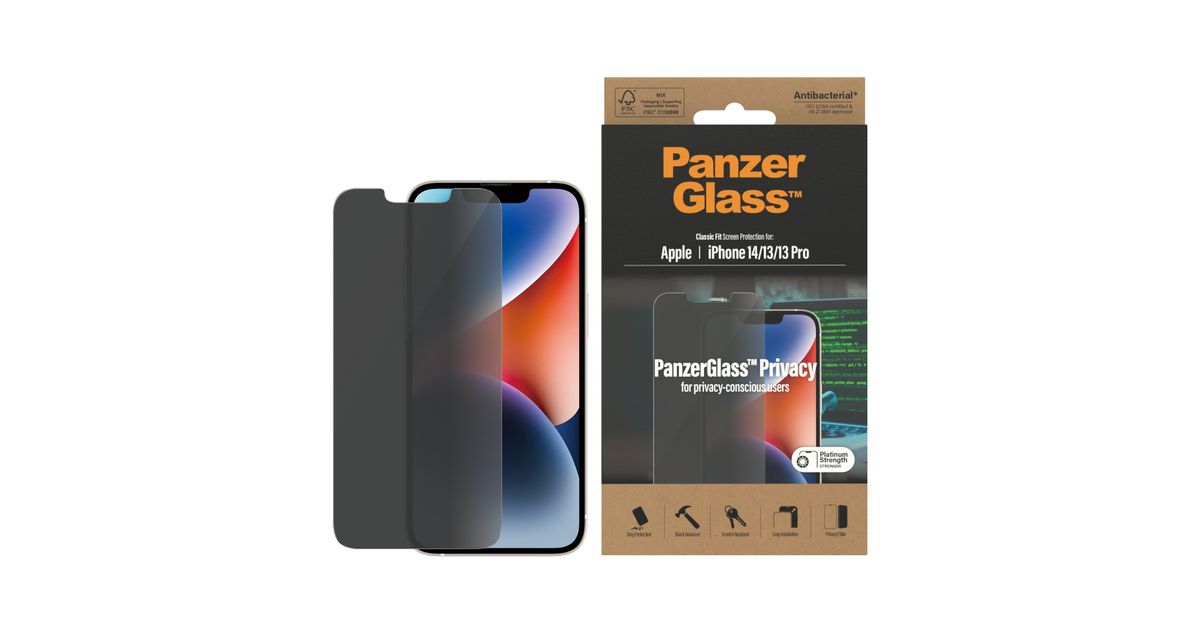 PanzerGlass® Screen Protector Apple iPhone 14, 13, 13 Pro