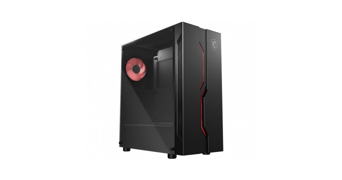 MSI MAG VAMPIRIC 010M Mid Tower Gaming Computer Case 'Black, 1x 120mm ...