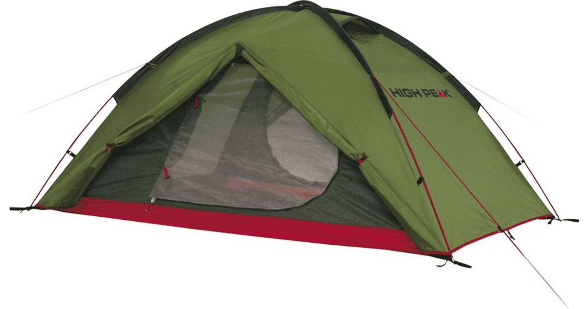 High Peak Woodpecker 3 3 person(s) Green, Red Dome/Igloo tent Tents