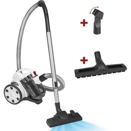 PHILIPS 99.9% Dust Pick-up 900W Bagged Cleaner XD3110/09, Cylinder Vacuum, Tube Material: Metal Wheels: Rubber, Black Blue, 3 Litres