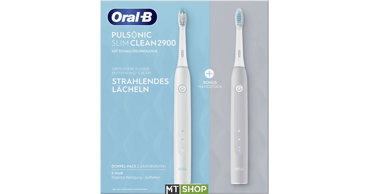 Braun Oral-B Pulsonic SLIM Clean 2900 mit 2.Handstück - Electric toothbrushes - Oral care - Beauty and wellness MT Shop