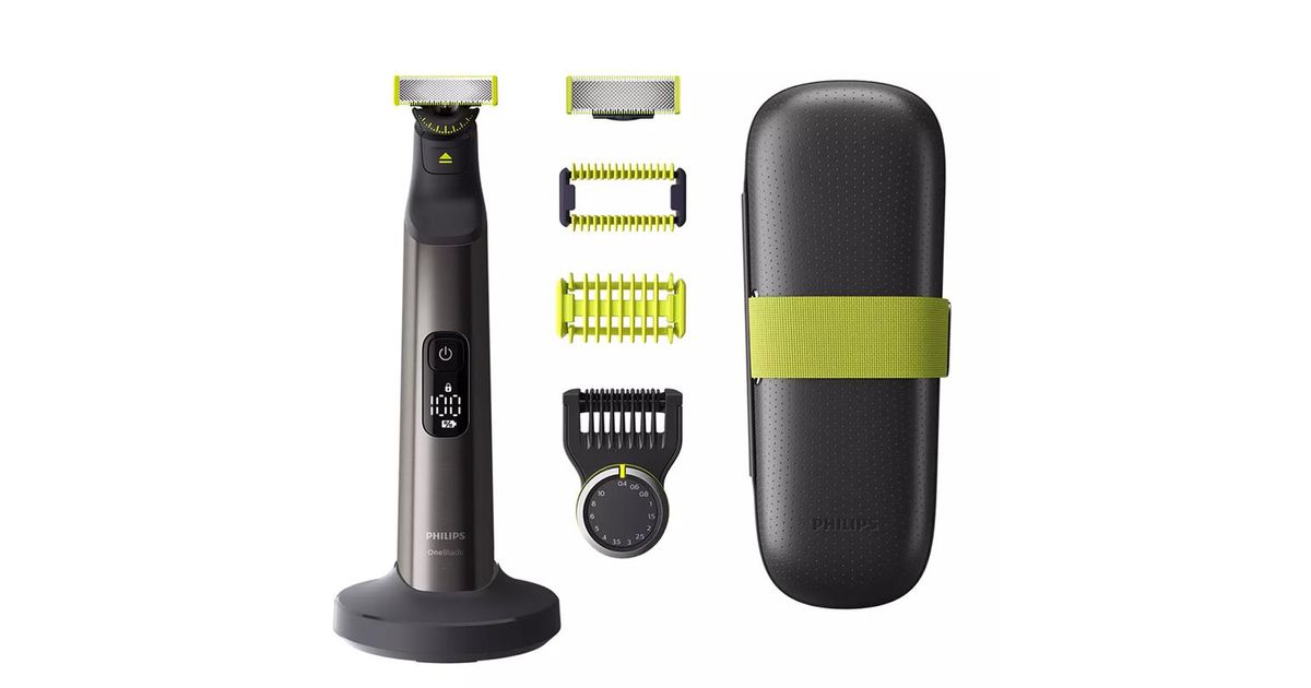 Philips OneBlade Pro QP6651/61 beard trimmer Wet & Dry Grey Beard