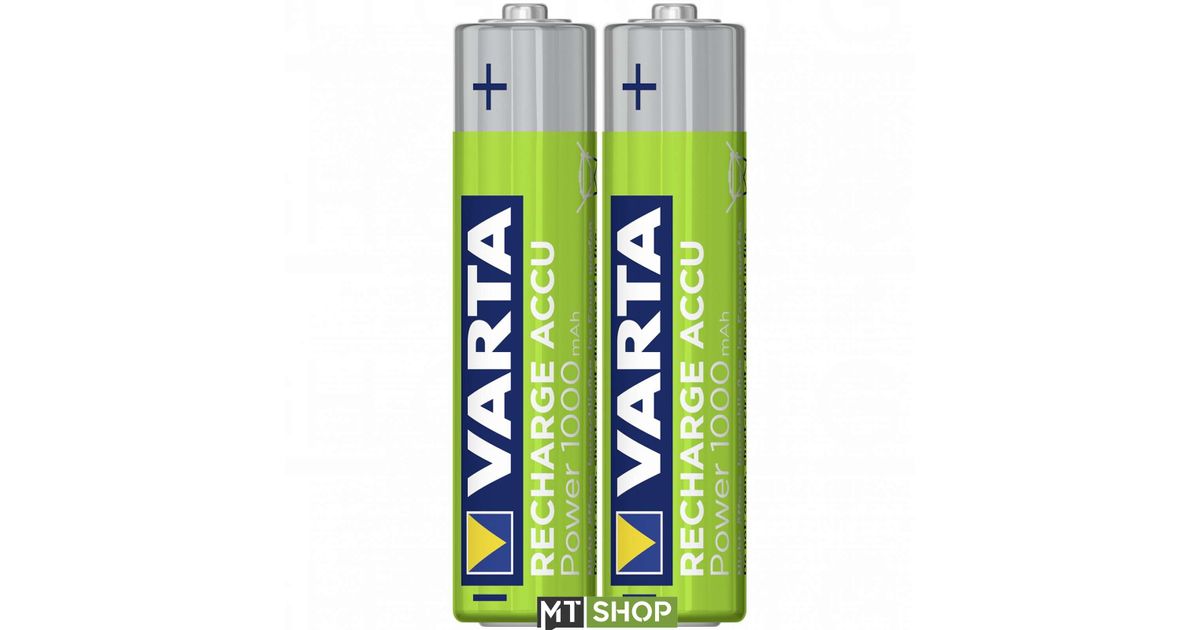 Varta 1x2 Professional NiMH 1000 mAh AAA Rechargeable battery Nickel