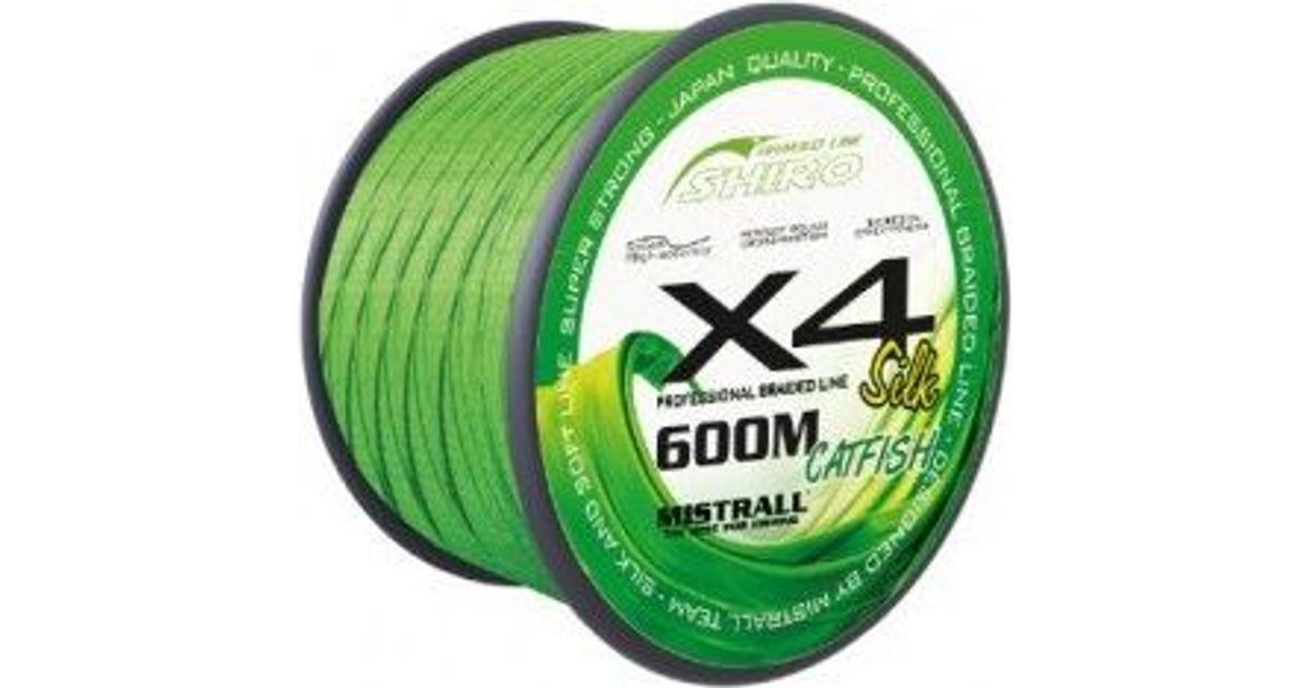 Mistrall Shiro Silk Braided Line X4 0,50mm Green Catfish 600m ZM