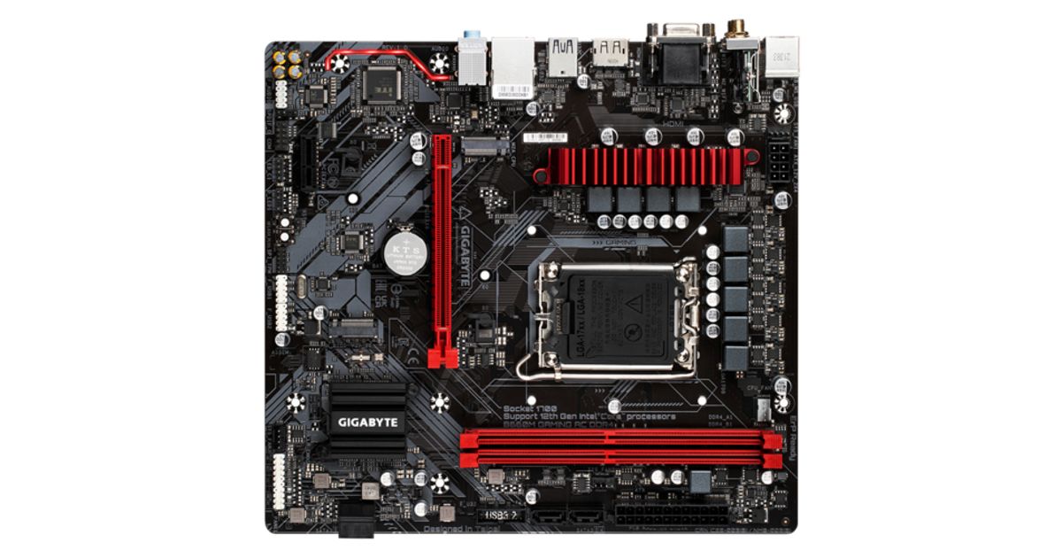Gigabyte B660M GAMING AC DDR4 emaplaat Intel B660 LGA 1700 Mikro ATX