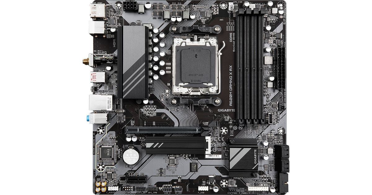 GIGABYTE A620M GAMING X AX 1.0 M/B - Motherboards - Motherboards