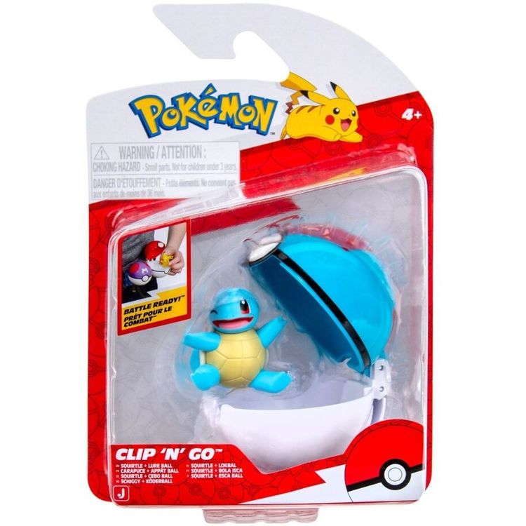 Tootefoto - POKEMON CLIP N GO SQUIRTLE PEABIKUPALLIGA