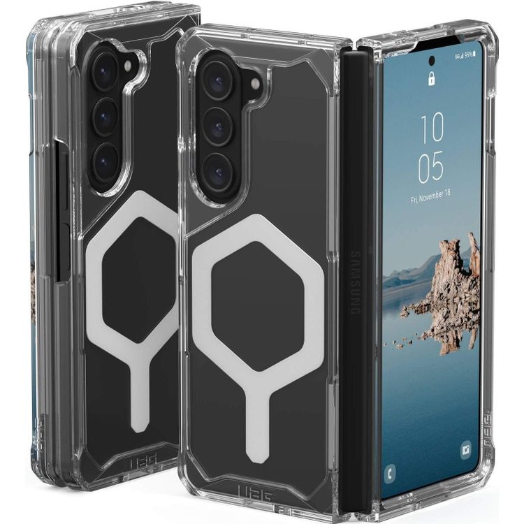 Tootefoto - UAG Urban Armor Gear Plyo Pro Case | Samsung Galaxy Z Fold5 | ice (transparent)/silber | 214215114333 (214215114333)