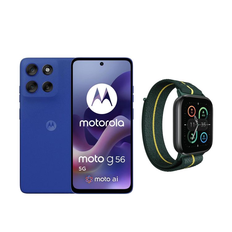 Tootefoto - Motorola moto g56 5G 8/256GB Dazzling Blue + watch fit