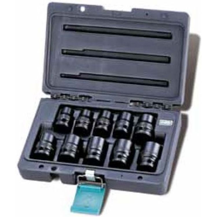 Tootefoto - Honiton 1/2 "11-24mm hexagonal impact socket set 10pcs (H4001)