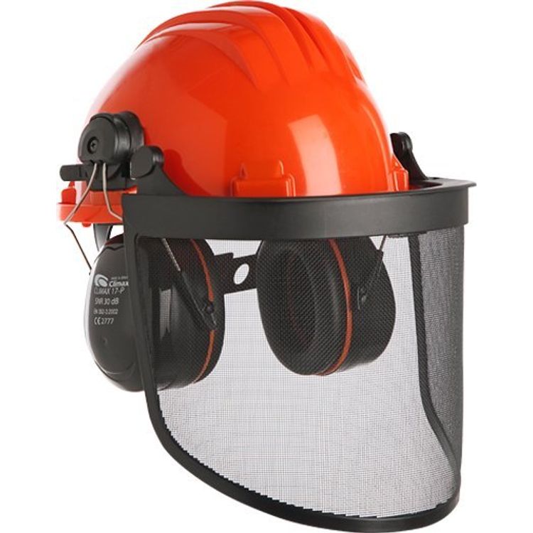 Tootefoto - CLIMAX SAFETY HELMET WITH NET AND EAR MUFFLES 437