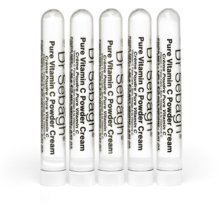 Tootefoto - Komplekt, dr Sebagh, puhas C -vitamiini pulberkreem, taaselustamine, kreem, n o jaoks, 5 tk, 1,95 g naistele