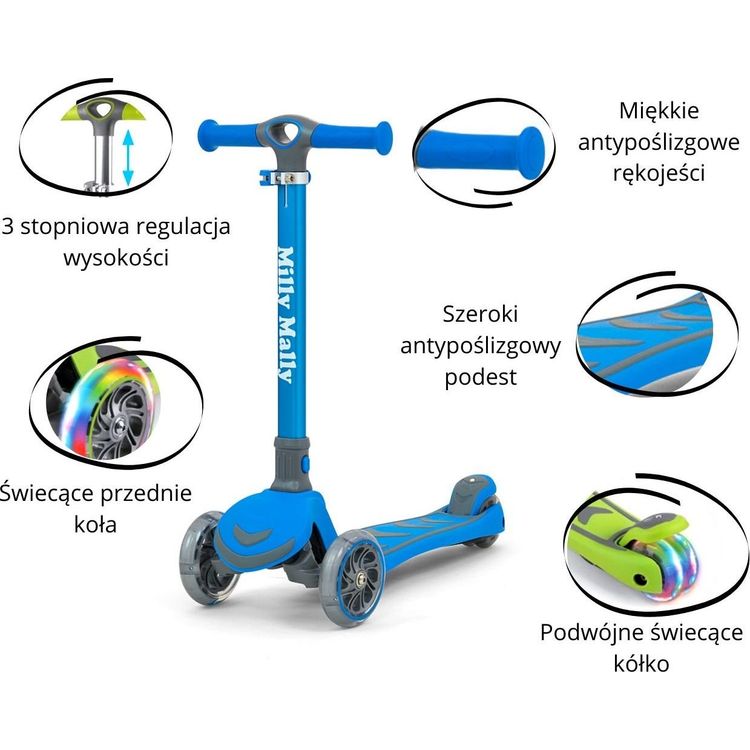 Tootefoto - Milly Mally Scooter Boogie Blue (3000)
