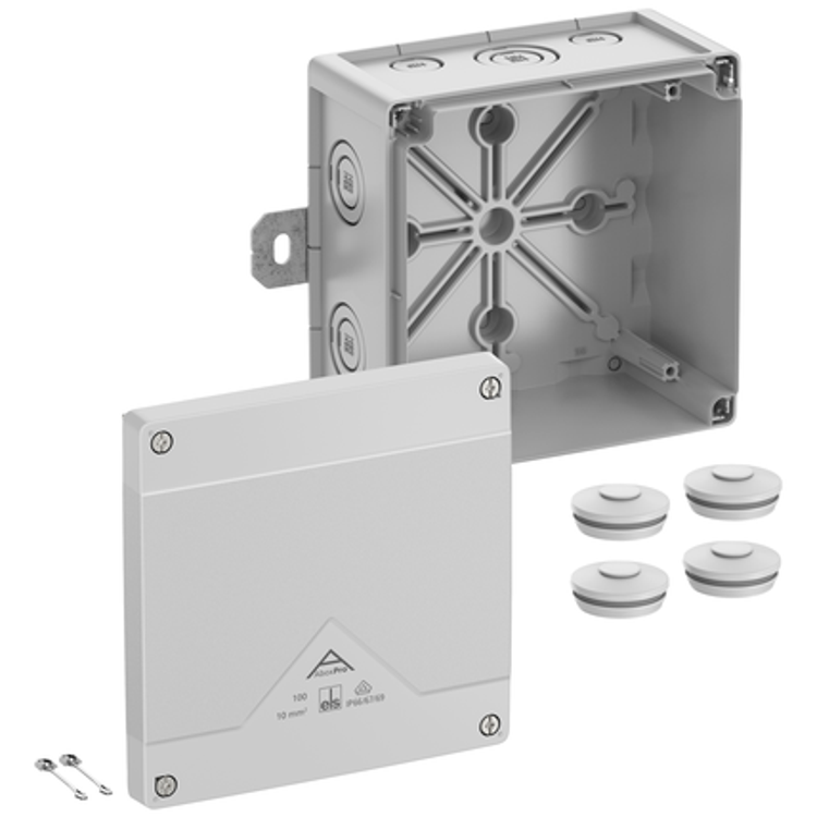 Tootefoto - Spelsberg 41040101 Junction Box (L X W X H) 152 X 152 X 85 Mm Grey Ip66, Ip67, Ip69 1 Pc(S)