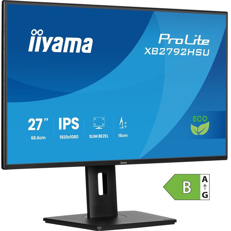Tootefoto - Iiyama 27" IPS 4-side slim bezel Green Choice EyeComfort/EyeSafe 2. - Flat Screen - 68.6 cm