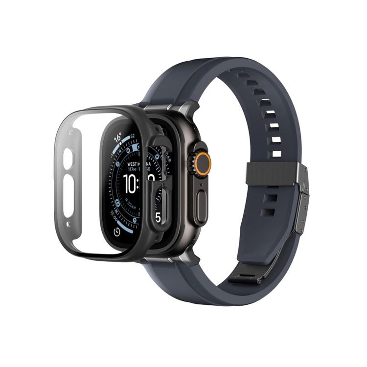 Tootefoto - AmazingThing Radix with Apple Watch UItra 3 case 49 mm black