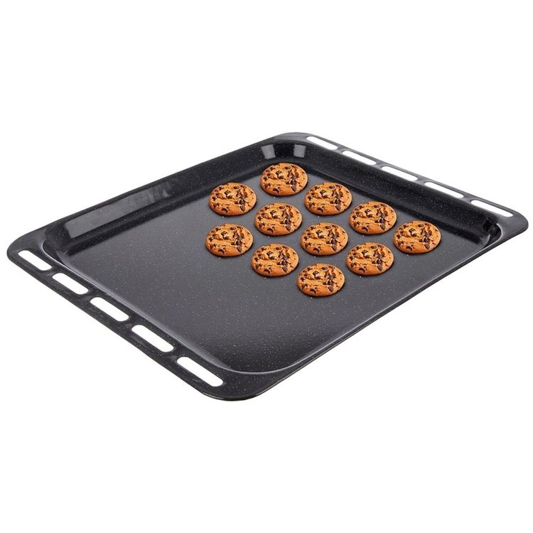 Tootefoto - Blacha do Pieczenia Emaliowana 44,5 x 36 x 2 cm ORION do Piekarnika