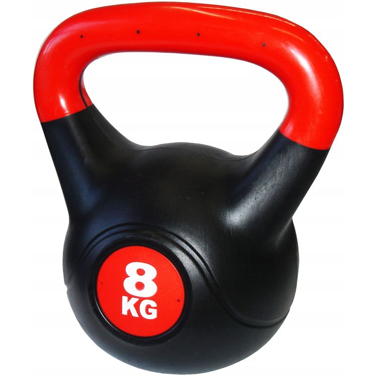 Tootefoto - Kettlebell Hanteli koormuse kaal treeningharjutuste jaoks Kubisport 8 kg