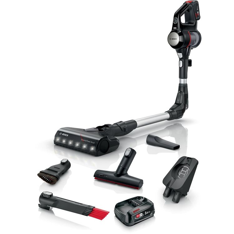 Tootefoto - Bosch BCS712XXL stick vacuum/electric broom Battery Dry Bagless 0.3 L Black 3 Ah