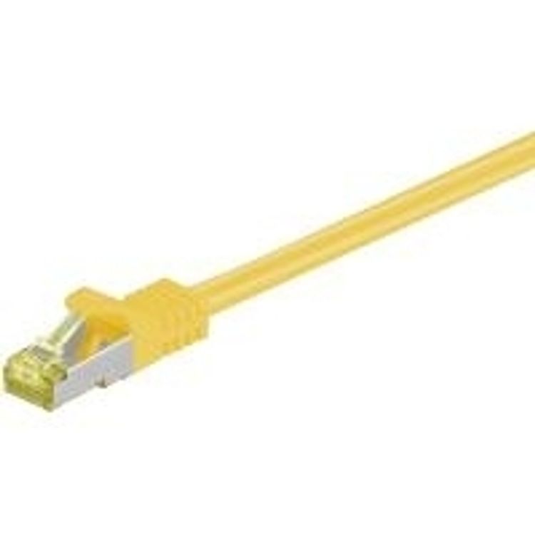 Tootefoto - Goobay RJ-45 CAT7 7.5m v rgukaabel Kollane 7,5 m S/FTP (S-STP)