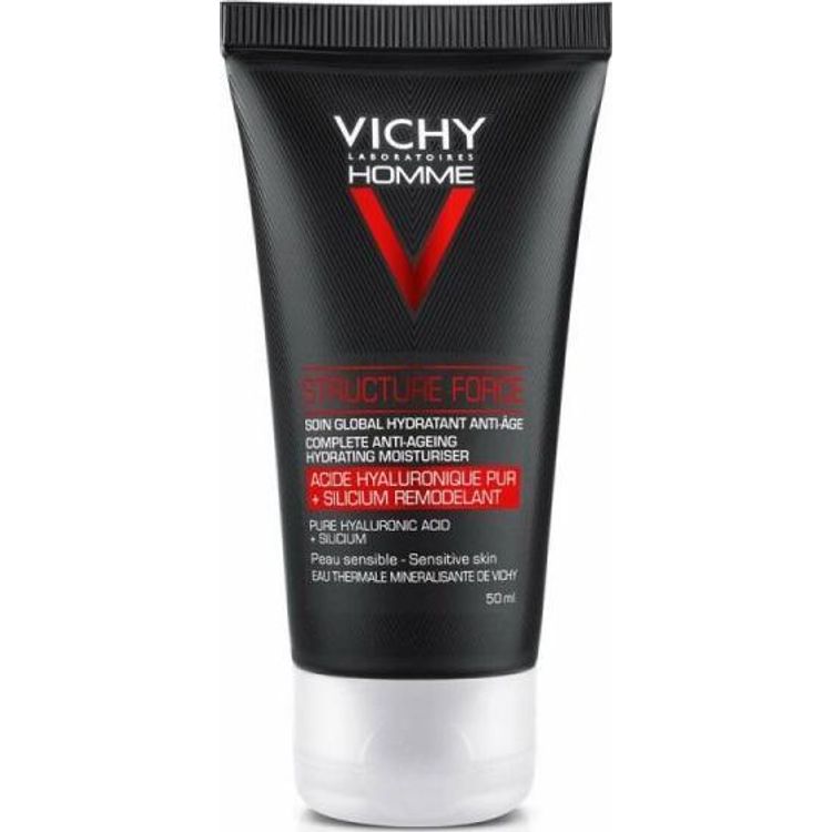 Tootefoto - Vichy Vichy, Homme Structure Force, Krem wzmacniaj cy przeciwzmarszczkowy, 50 ml