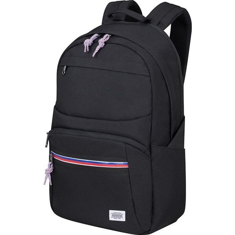 Tootefoto - Backpack American Tourister 143786 1041 AMERICAN TOURIST LAPTOP BACKPACK. 15.6" UPBEAT ZIP BLACK