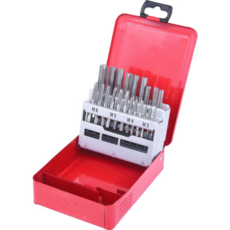 Tootefoto - KS Tools HSS hand threaded drill set M. 21-pc. M3-M12 336.